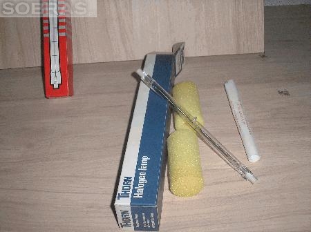 Lampadas de halogenio de 1000 W 130 Volts