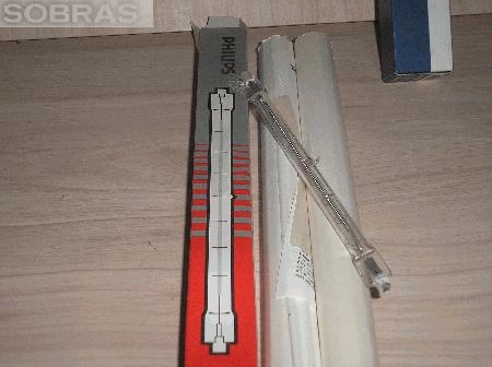 Lampadas de halogenio de 1000 W 130 Volts