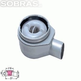 Caixa sifonada horizontal 