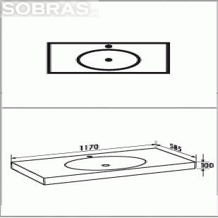 Bancada de Lavatrio para revestir 