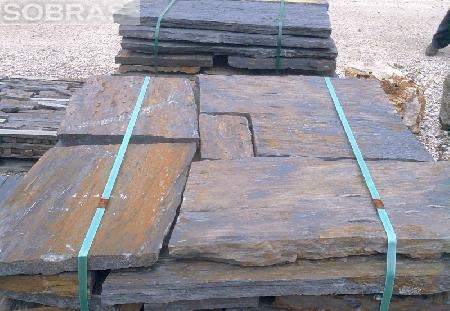 Xisto placas rustico cada palete