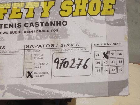 Botas de seguran�a biqueira de a�o, tamanho 39, 36 e 40, NOVAS