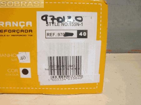 Botas de seguran�a biqueira de a�o, tamanho 39, 36 e 40, NOVAS