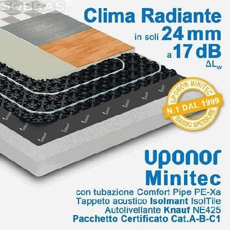 Tela isolamento acstico para piso radiante baixa espessura