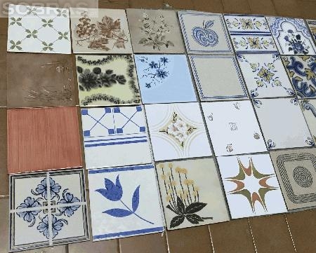 Vrios Azulejos antigos 15x15cm