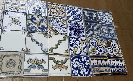 Vrios Azulejos antigos 15x15cm