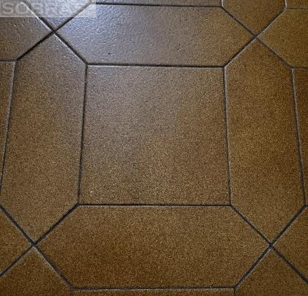 Mosaico castanho